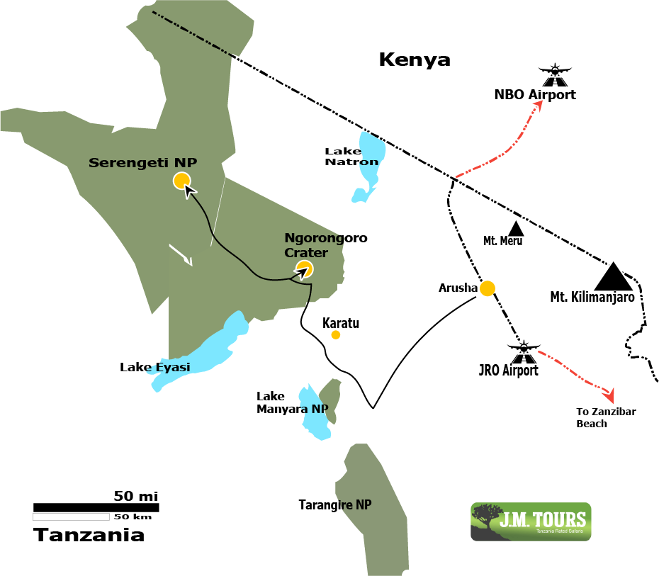 Captivating image showcasing the incredible wildlife and landscapes during Tanzania Tours and Safari, featuring majestic animals in their natural habitat.