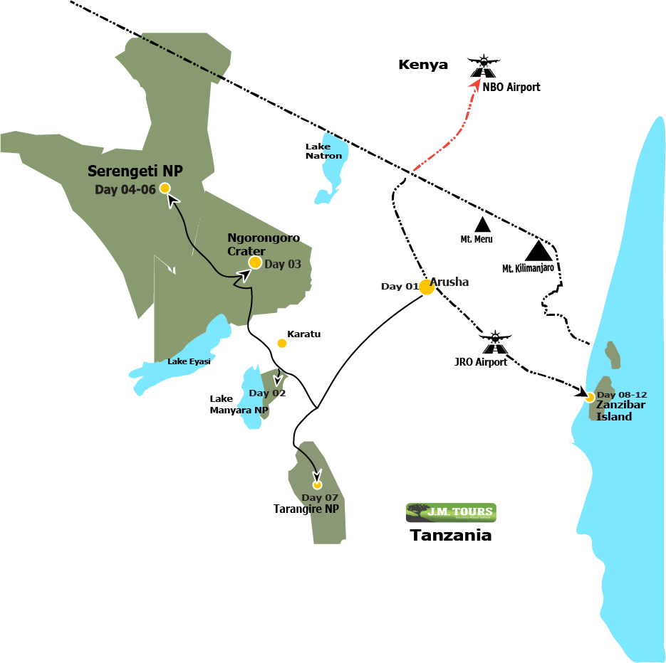 Captivating image showcasing the incredible wildlife and landscapes during Tanzania Tours and Safari, featuring majestic animals in their natural habitat.